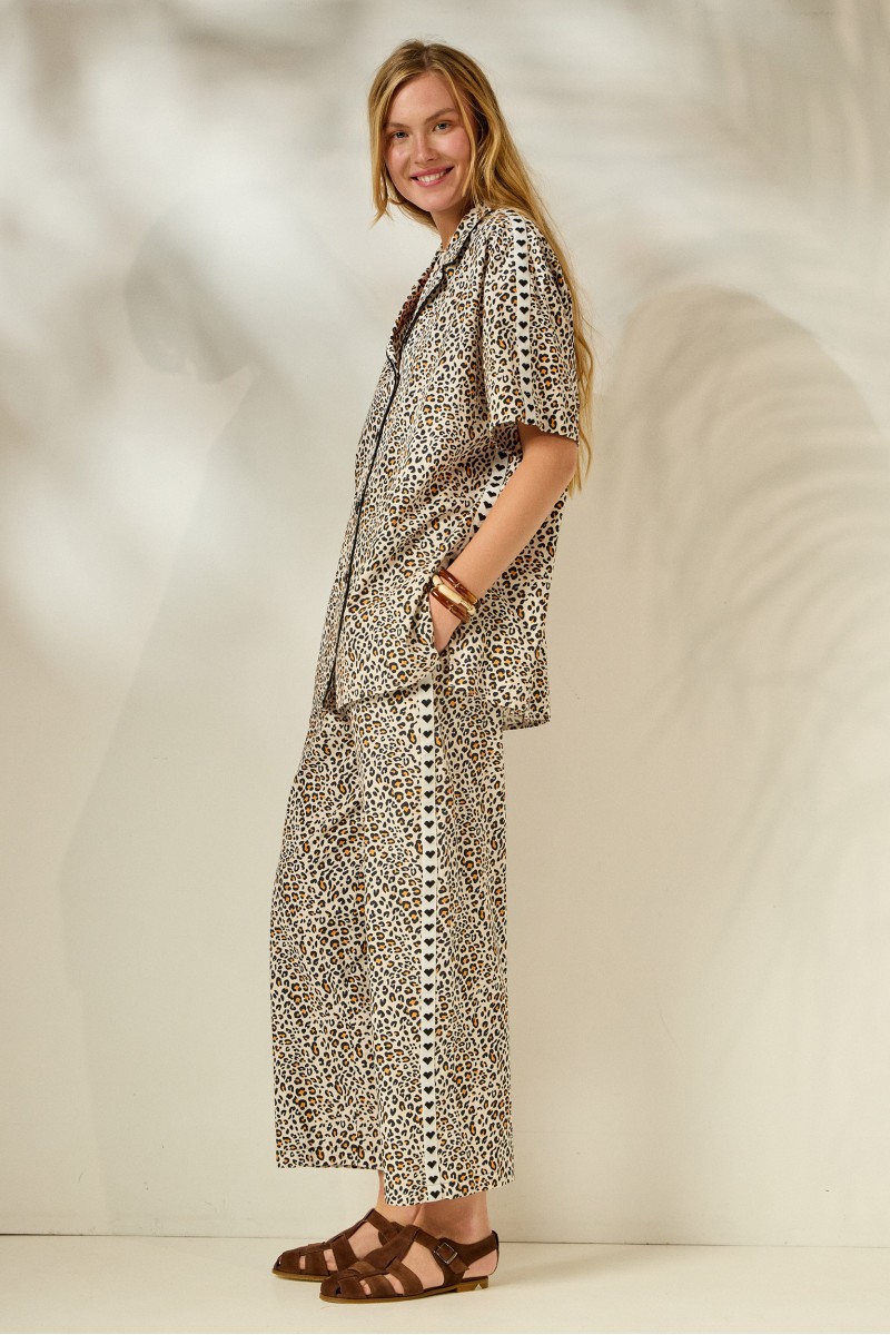 ‘NIKI’ ΒΑΜΒΑΚΕΡΟ ΠΑΝΤΕΛΟΝΙ (ANIMAL PRINT)
